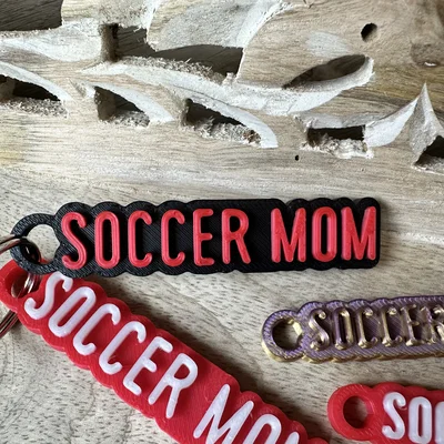 Móc khóa/Tag Soccer Mom