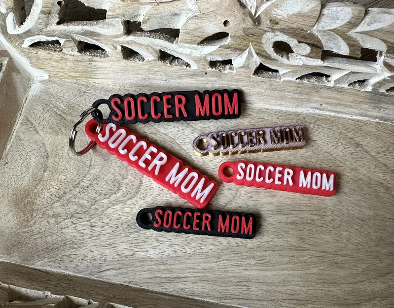 Móc khóa/Tag Soccer Mom - Image 2