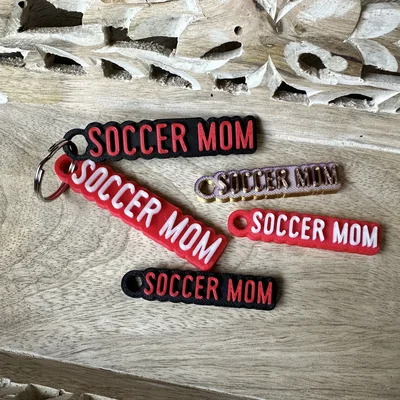 Móc khóa/Tag Soccer Mom