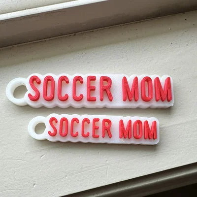Móc khóa/Tag Soccer Mom
