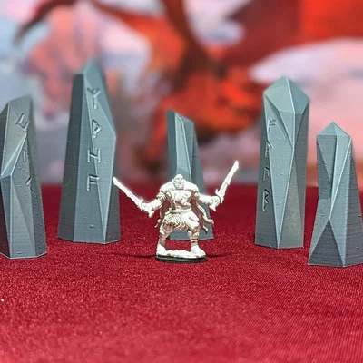 Ritual Stones – Bộ Đá Nghi Lễ Huyền Bí cho Bàn TTRPG