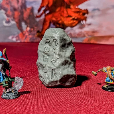 Runestone Khắc Mini - Mốc Địa Danh Fantasy