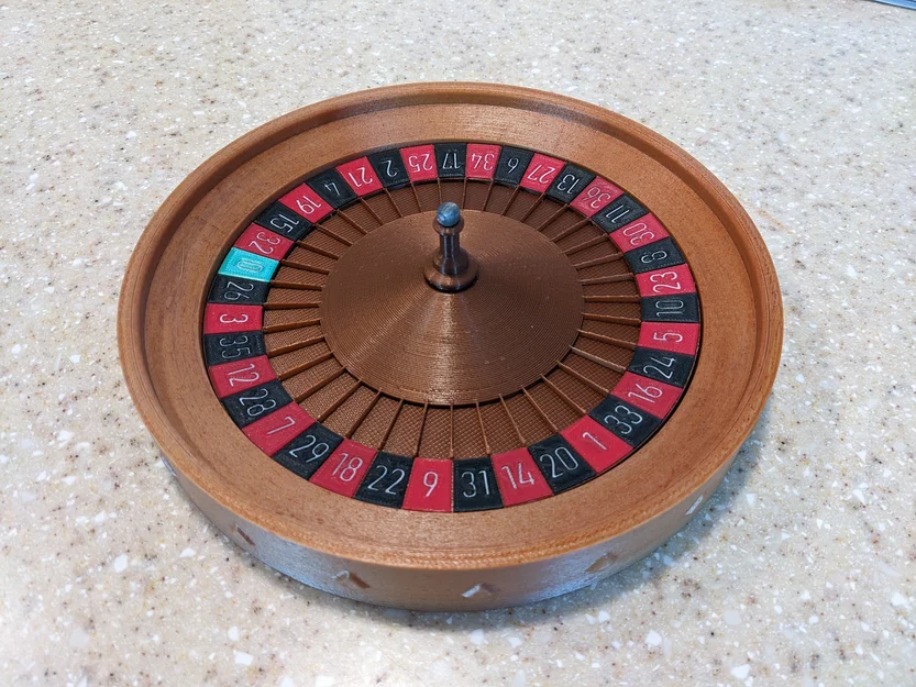 Bánh Xe Roulette (Roulette Wheel) In 3D - Image 1