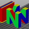 Mô hình logo Nintendo 64 3D đa màu cực đẹp cho game thủ - Thumbnail 2