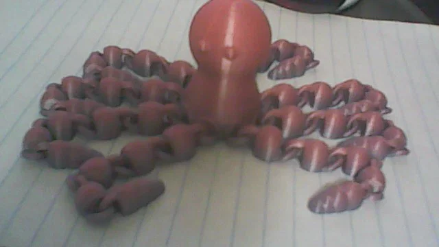 Mô hình bạch tuộc khớp nối (Articulated Octopus) in 3D siêu cute - Image 1