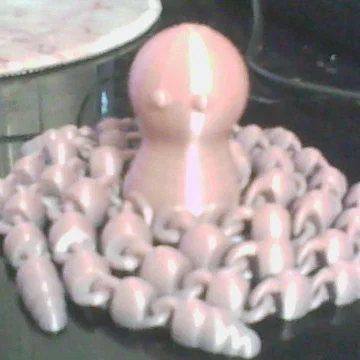 Mô hình bạch tuộc khớp nối (Articulated Octopus) in 3D siêu cute