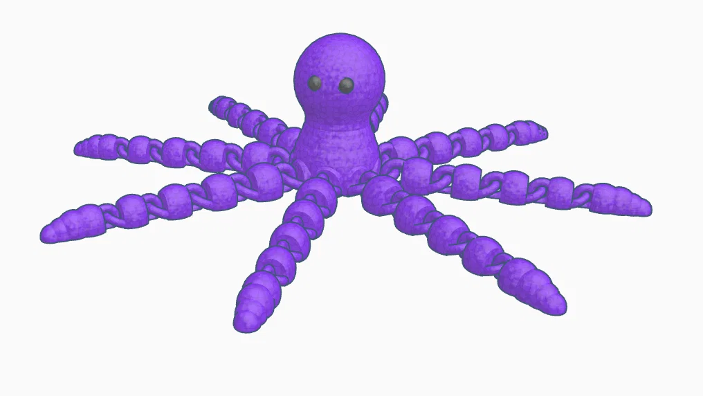 Mô hình bạch tuộc khớp nối (Articulated Octopus) in 3D siêu cute - Image 7