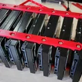 Khung giá đỡ 7 ổ cứng HDD gọn nhẹ cho máy tính (Compact 7 Drive Rack) - Thumbnail 1