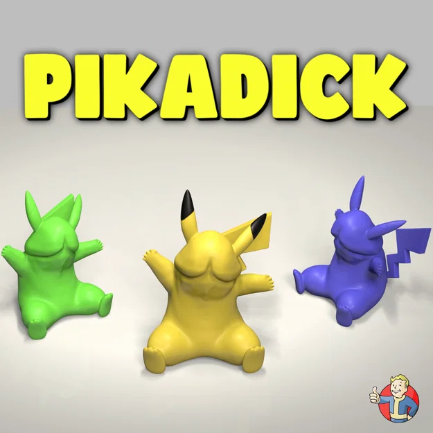 Mô hình PIKADICK in 3D: Sản phẩm trang trí độc đáo và hài hước - Image 1