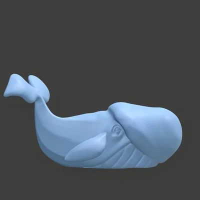 Mô hình cá voi Moby Dick 3D độc đáo - File in 3D chất lượng