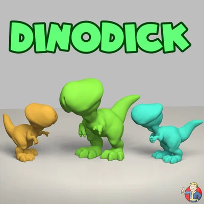 Mô hình khủng long DINODICK độc lạ - File in 3D giải trí