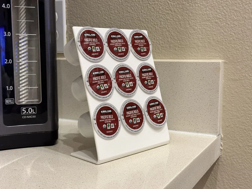 Khay đựng viên nén cà phê K-cup thiết kế tối giản 3x3 (Support-free) - Image 1