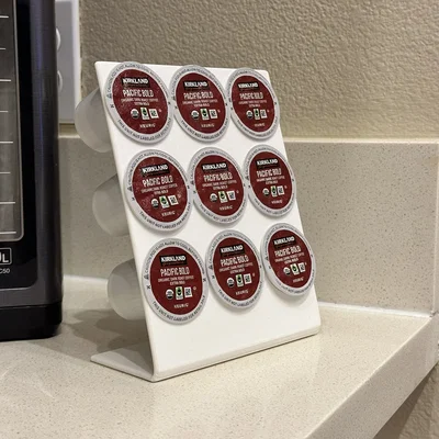 Khay đựng viên nén cà phê K-cup thiết kế tối giản 3x3 (Support-free)