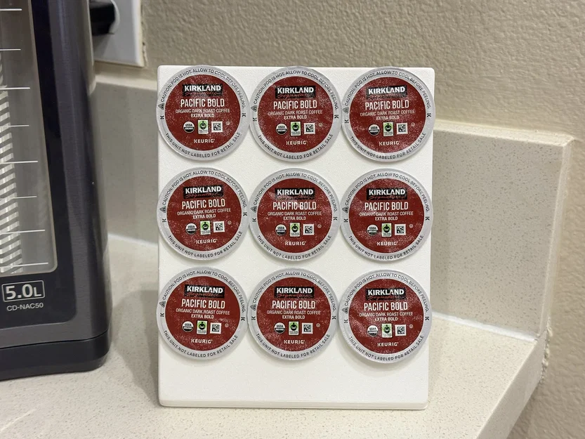 Khay đựng viên nén cà phê K-cup thiết kế tối giản 3x3 (Support-free) - Image 2