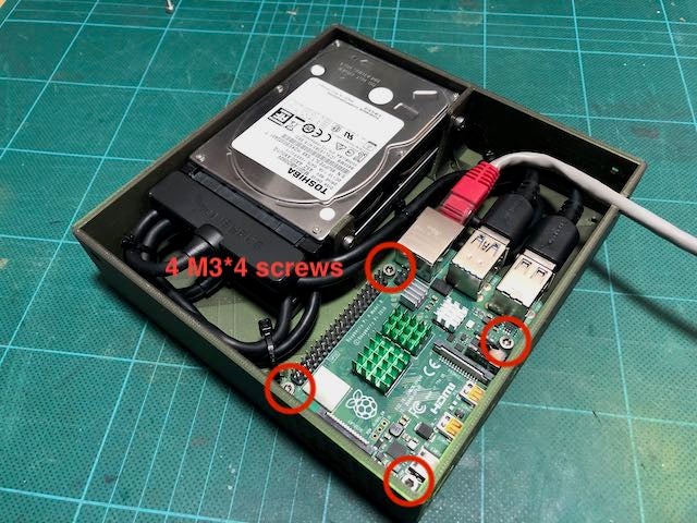 NAS Raspberry Pi gắn 2 HDD kèm điều khiển quạt - Image 13