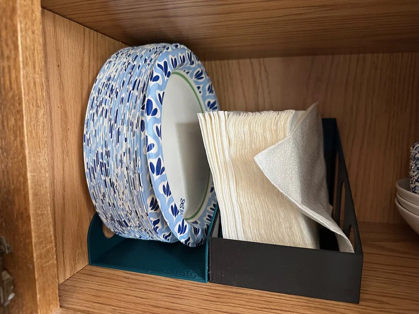 Kệ Lưu Trữ Dĩa Giấy Dạng Đứng (Vertical Paper Plate Storage) - Image 2