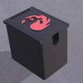 Hộp đựng bài MTG 120 thẻ - Thiết kế Red Mana có nam châm - Thumbnail 1