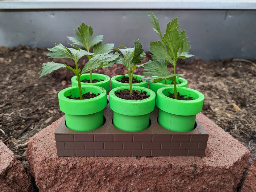 Khay ươm hạt Mario tự tưới (Self Watering) - Image 1