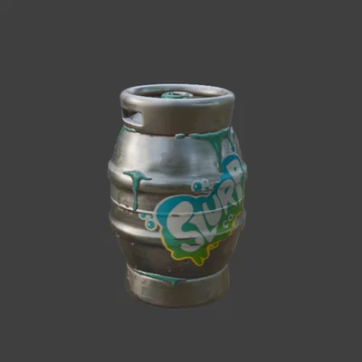 Mô hình 3D thùng Slurp Fortnite cho game thủ trang trí