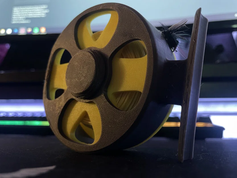 Máy câu fly (Fly Fishing Reel) có drag chỉnh được và clicker - Image 2
