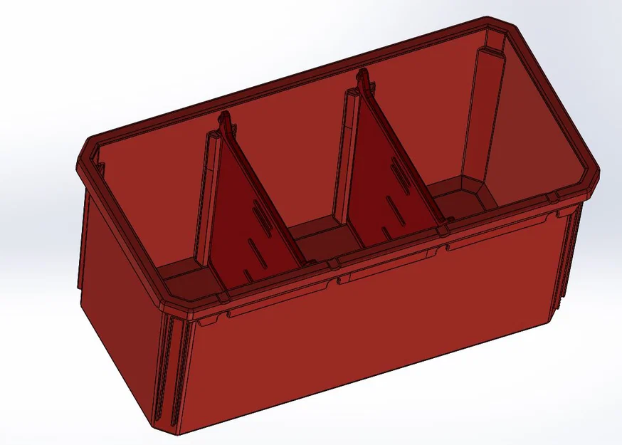 Khay chia ngăn chữ nhật 3 ngăn tương thích Milwaukee Packout Organizer - Image 2