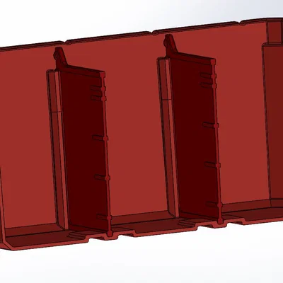Khay chia ngăn chữ nhật 3 ngăn tương thích Milwaukee Packout Organizer