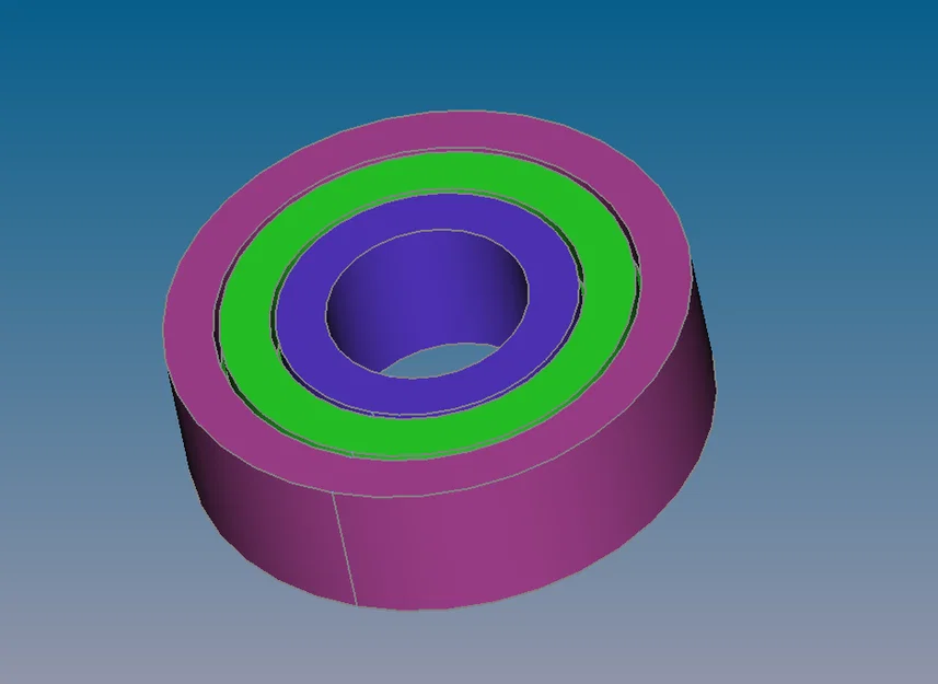Friction bearing 10x26x8mm 6000 parametric (vòng bi ma sát) - Image 3