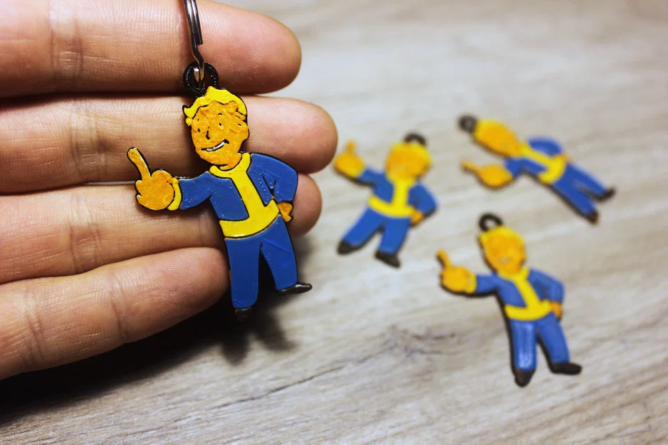 Móc khóa Fallout Vault Boy - Image 2