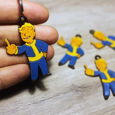 Móc khóa Fallout Vault Boy