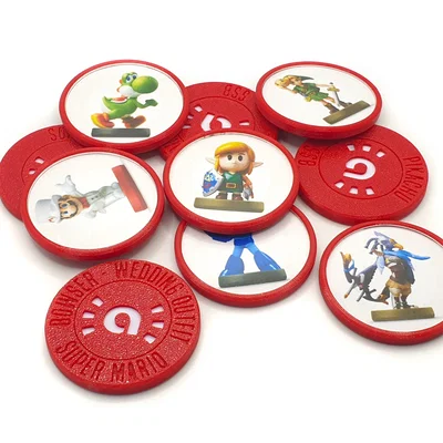 Coin Amiibo Độc Lạ – Hơn 50 Thiết Kế và Còn Tăng Thêm!