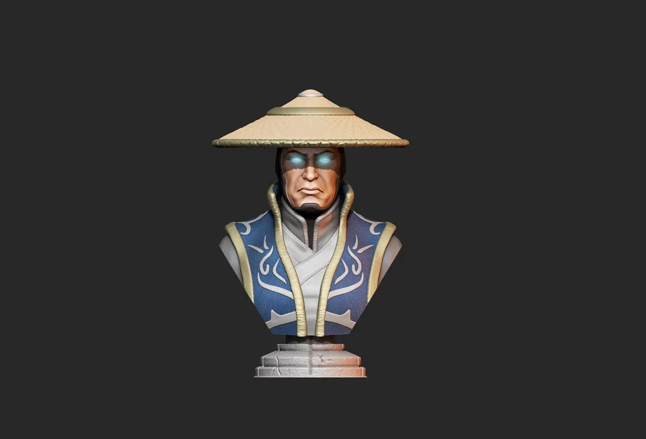 Mô hình tượng Raiden Mortal Kombat 3D - Thiết kế sắc nét cho dân chơi - Image 1