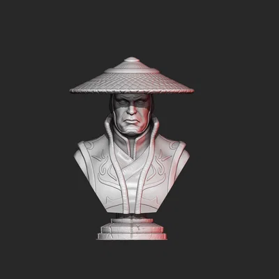 Mô hình tượng Raiden Mortal Kombat 3D - Thiết kế sắc nét cho dân chơi