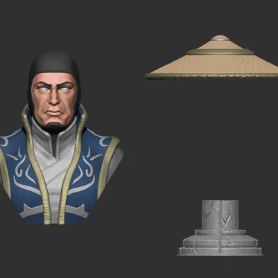 Mô hình tượng Raiden Mortal Kombat 3D - Thiết kế sắc nét cho dân chơi