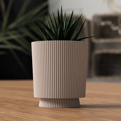 Chậu cây kèm khay hứng nước (Planter with drip container)