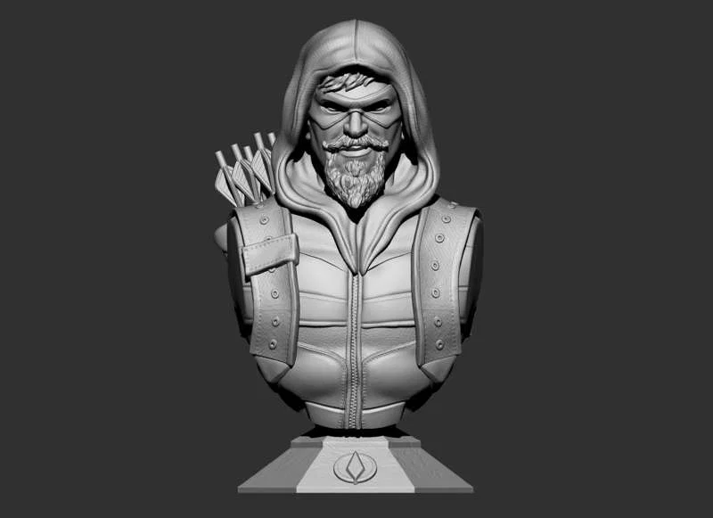 Mô hình tượng Green Arrow 3D: Thiết kế sắc nét cho người hâm mộ - Image 1