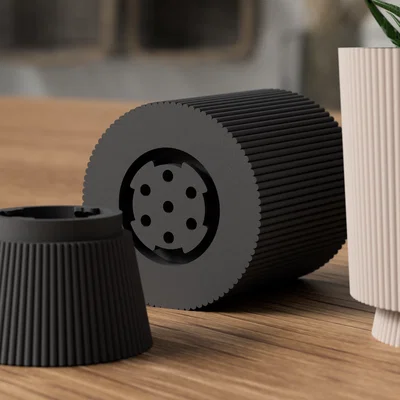 Chậu cây kèm khay hứng nước (Planter with drip container)
