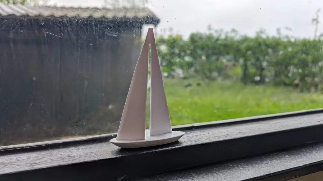Mô hình thuyền buồm trang trí để bàn in 3D siêu xinh - Image 1