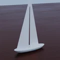 Mô hình thuyền buồm trang trí để bàn in 3D siêu xinh - Thumbnail 4