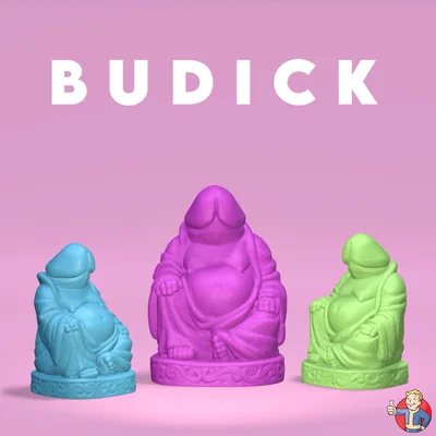 Mô hình trang trí BUDICK độc đáo - File in 3D sáng tạo