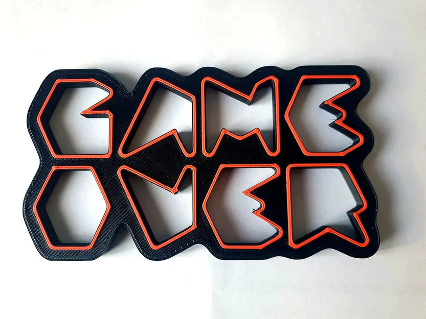 Mô hình trang trí tường Game Over cực chất cho game thủ - Image 2