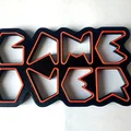 Mô hình trang trí tường Game Over cực chất cho game thủ - Thumbnail 2