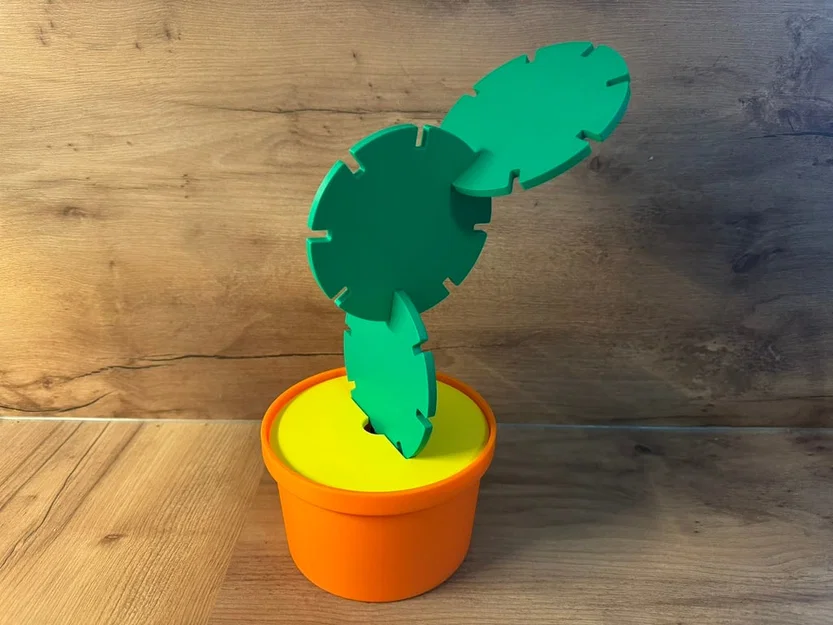 Trò chơi xếp xương rồng / lót ly (Cactus stacking game / coaster) - Image 7