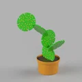 Trò chơi xếp xương rồng / lót ly (Cactus stacking game / coaster) - Thumbnail 8