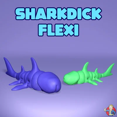 Mô hình cá mập linh hoạt DICKSHARK FLEXI in 3D độc đáo