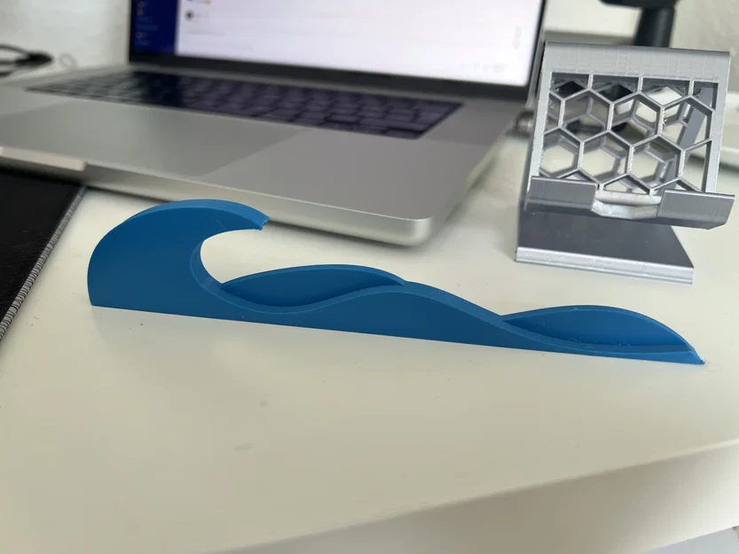 Mô hình trang trí Simple Wave nghệ thuật cho bàn làm việc - Image 1