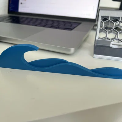 Mô hình trang trí Simple Wave nghệ thuật cho bàn làm việc