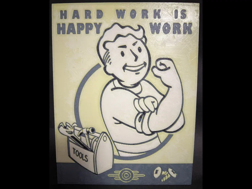 Fallout - Hard Work - Vault Poster (Poster Vault) - Image 1