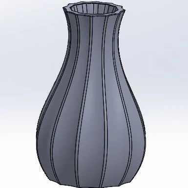 Mẫu Lọ Hoa Trang Trí 3D (Vase) Đẹp Mắt Theo Phong Cách Tối Giản