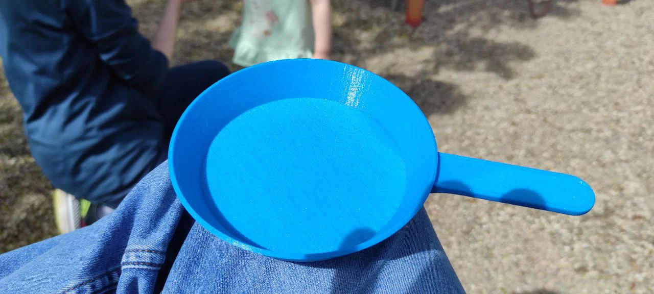 Mô hình 3D chảo rán đồ chơi cho bé - Thiết kế in 3D bền bỉ - Image 1