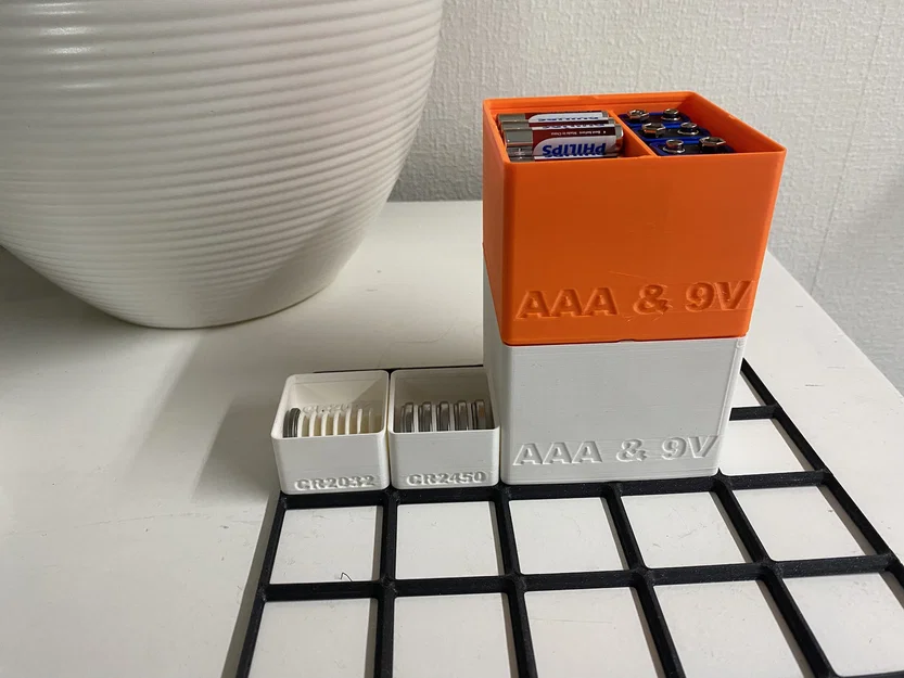 Khay Gridfinity cho 45 pin AAA và 4 pin 9V - Image 2